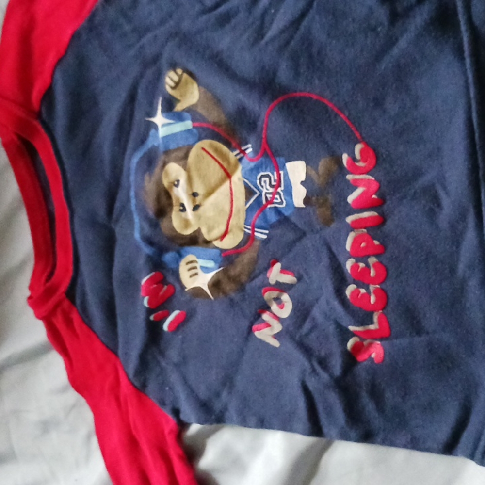 Long sleeve faded glory 24month pajama shirt